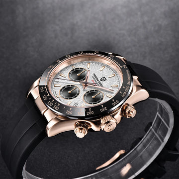 40mm New PAGANI DESIGN Men's Quartz Watches Sapphire Luxury Chronograph Stainless Steel Waterproof Men's Watch Relogio Masculino