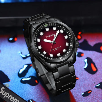 CURREN Fashion Brand NEW Watches for Men Classic Simple Business Quartz Stainless Steel Band Luminous Hands Wristwatch