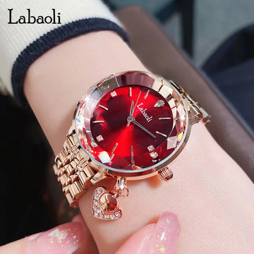 LABAOLI Rose Gold Watch Women Watches Ladies Creative Steel Women's Bracelet Watches Female Clock Relogio Feminino Montre Femme