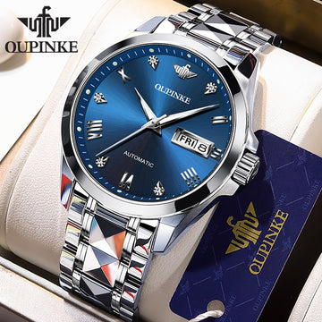 Seiko NH35A Movement Watch Luxury Sapphire Crystal Mechanical Watch Automatic Diver Waterproof Business Sport Wristwatch OUPINKE