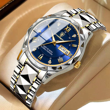 POEDAGAR Luxury Men Watches Business Top Brand Man Wristwatch Waterproof Luminous Date Week Quartz Men&#39;s Watch High Quality+Box