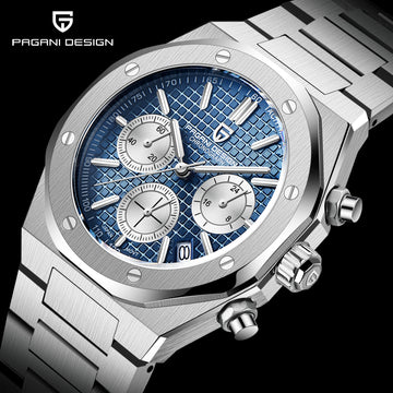 2023 New PAGANI Design Men's Quartz Watches Sapphire Stainless Steel Chronograph 200m Waterproof Sports Watche Reloj Hombre